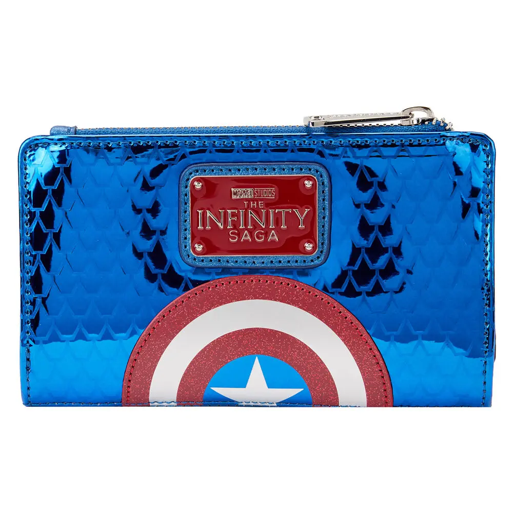 Loungefly Marvel Captain America metallic Geldbörse Produktfoto