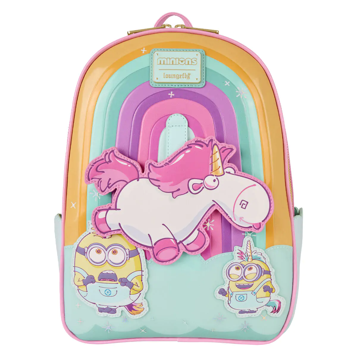 Loungefly Minions Fluffy Unicorn Rucksack 30cm Produktfoto