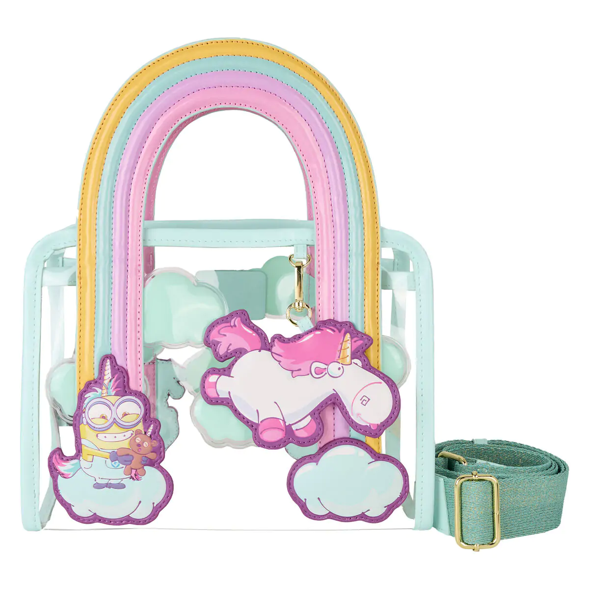 Loungefly Minions Fluffy Unicorn Umhängetasche Produktfoto