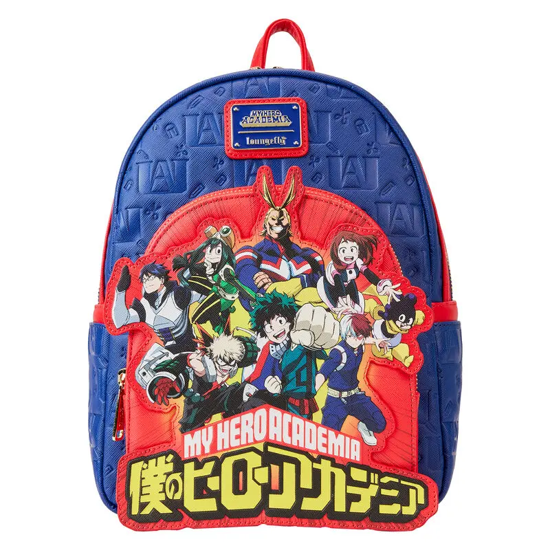 Loungefly My Hero Academia Group Debossed Logo Rucksack 26cm termékfotó