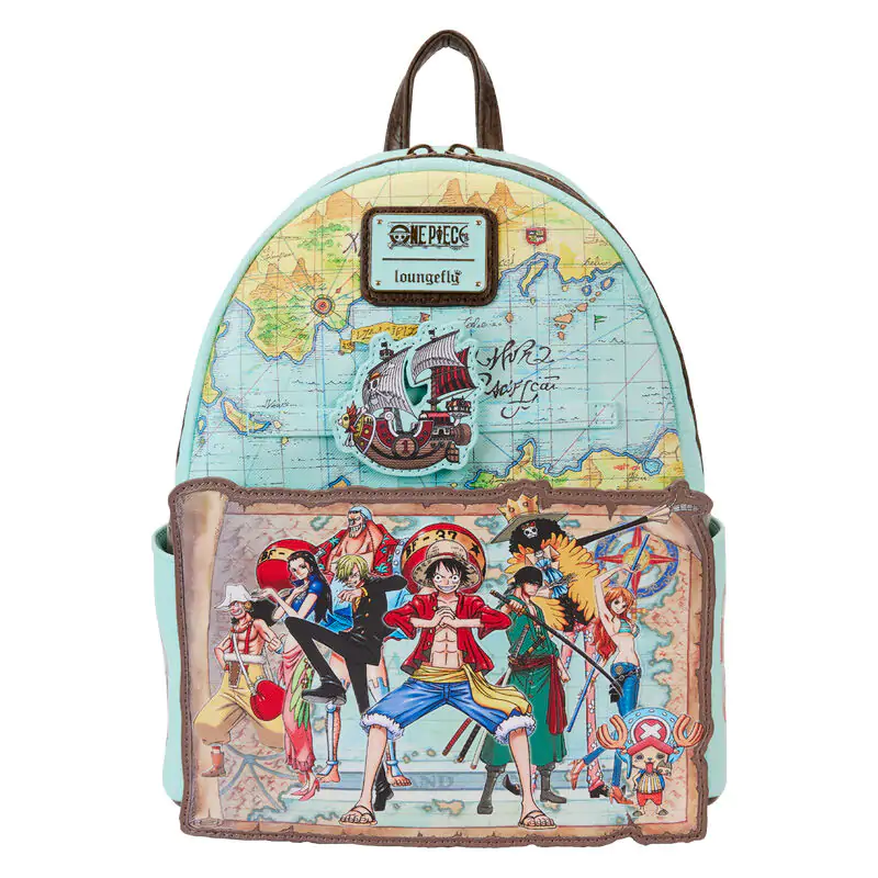 Loungefly One Piece 25th Anniversary Straw Hat Pirates Rucksack 26cm Produktfoto
