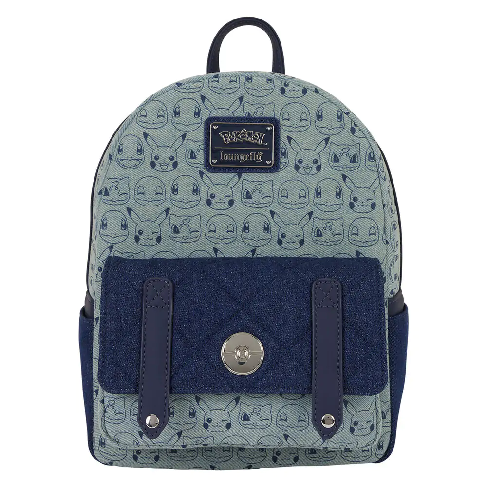 Loungefly Pokemon Denim Rucksack 29cm Produktfoto