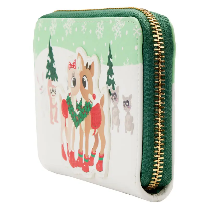 Loungefly Rudolph the Red-Nosed Reindeer Merry Couple Geldbörse Produktfoto