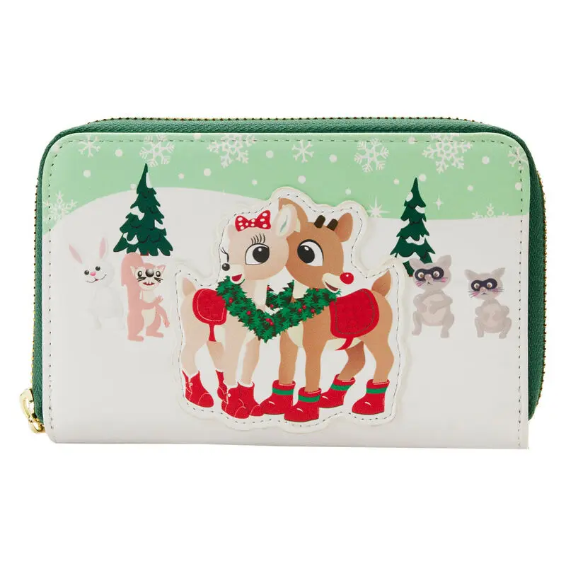 Loungefly Rudolph the Red-Nosed Reindeer Merry Couple Geldbörse Produktfoto