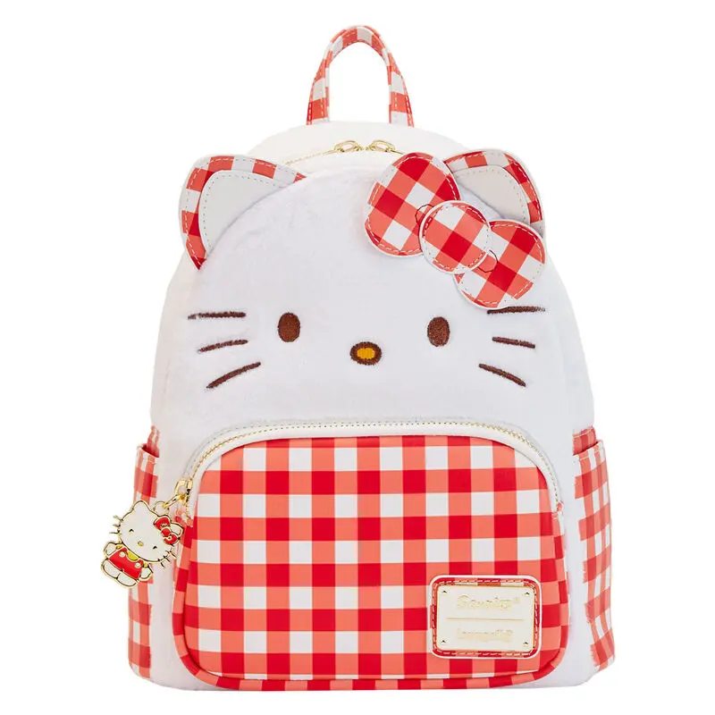 Loungefly Sanrio Hello Kitty Gingham Rucksack 26cm Produktfoto