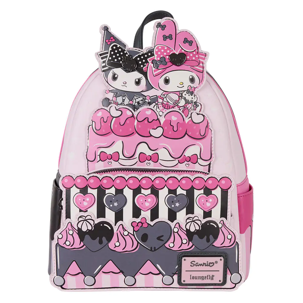 Loungefly Sanrio My Melody and Kuromi Rucksack 26cm Produktfoto