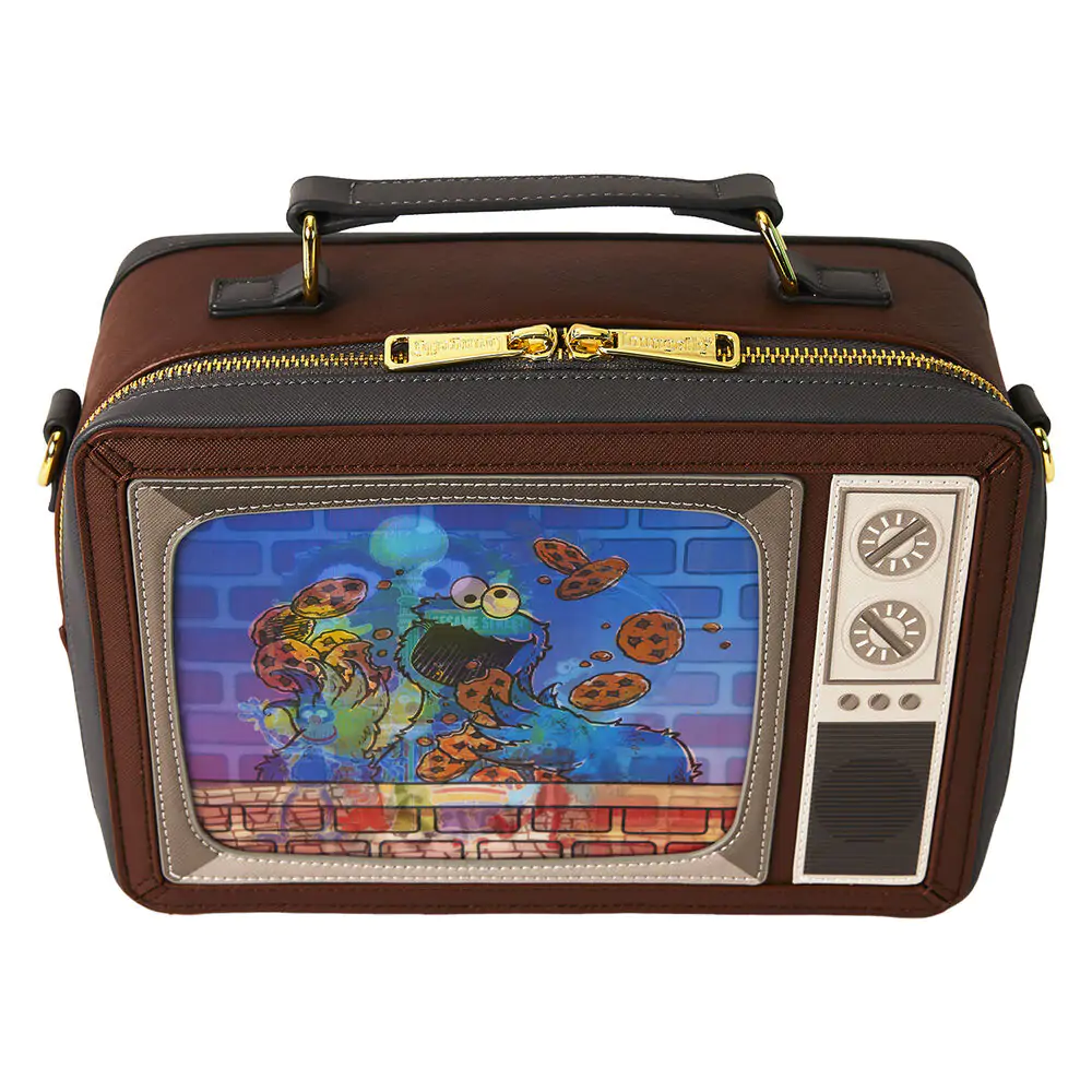 Loungefly Sesame Street Retro TV Lenticular Umhängetasche Produktfoto