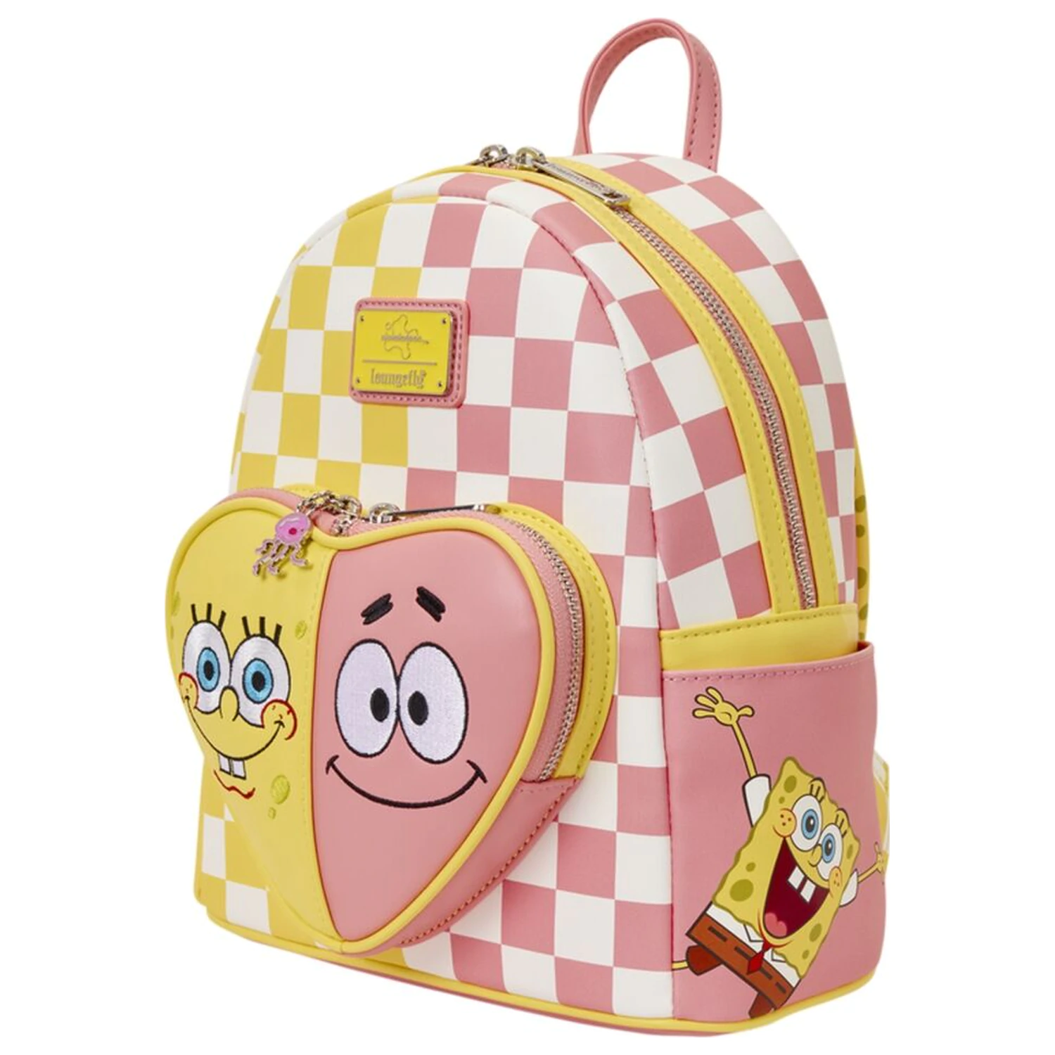 Loungefly SpongeBob SquarePants & Patrick Star Checkered Rucksack 26cm Produktfoto