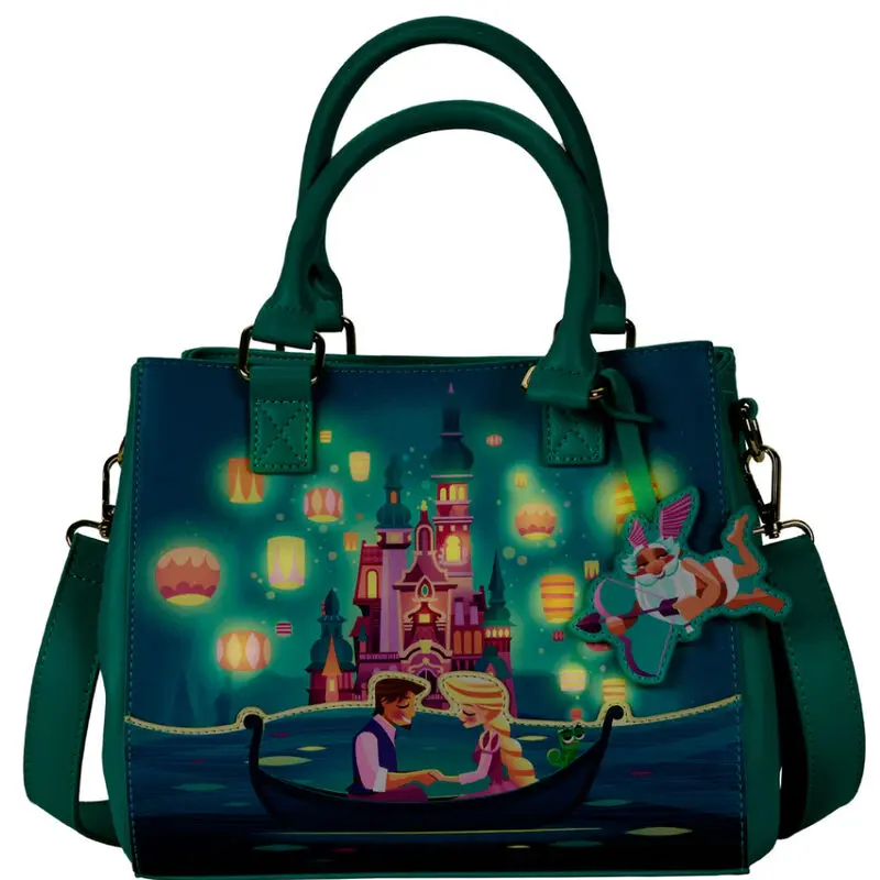 Loungefly Disney Tangled Rapunzel Castle Umhängetasche Produktfoto
