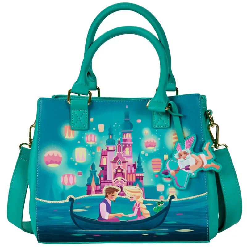 Loungefly Disney Tangled Rapunzel Castle Umhängetasche Produktfoto