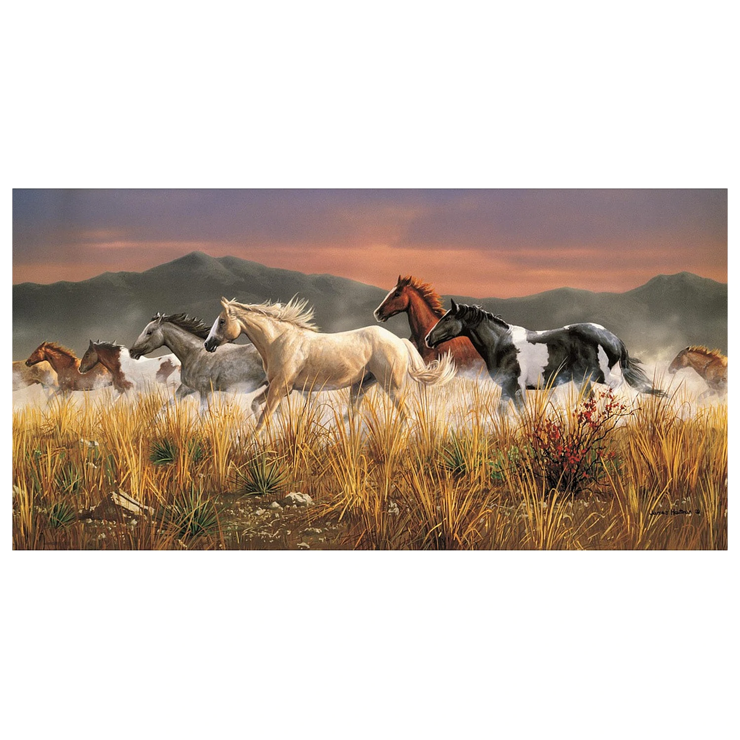 Rider Band of Thunder 13200-teiliges Puzzle Produktfoto