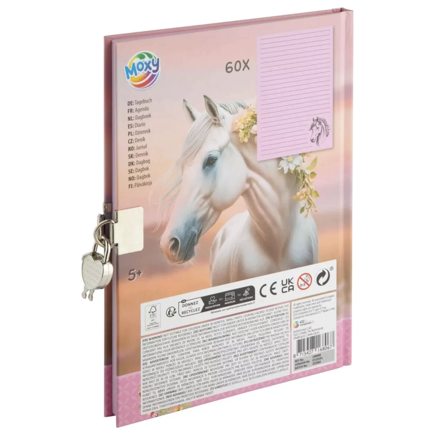 Lovas Braid Locked Tagebuch A5 Produktfoto