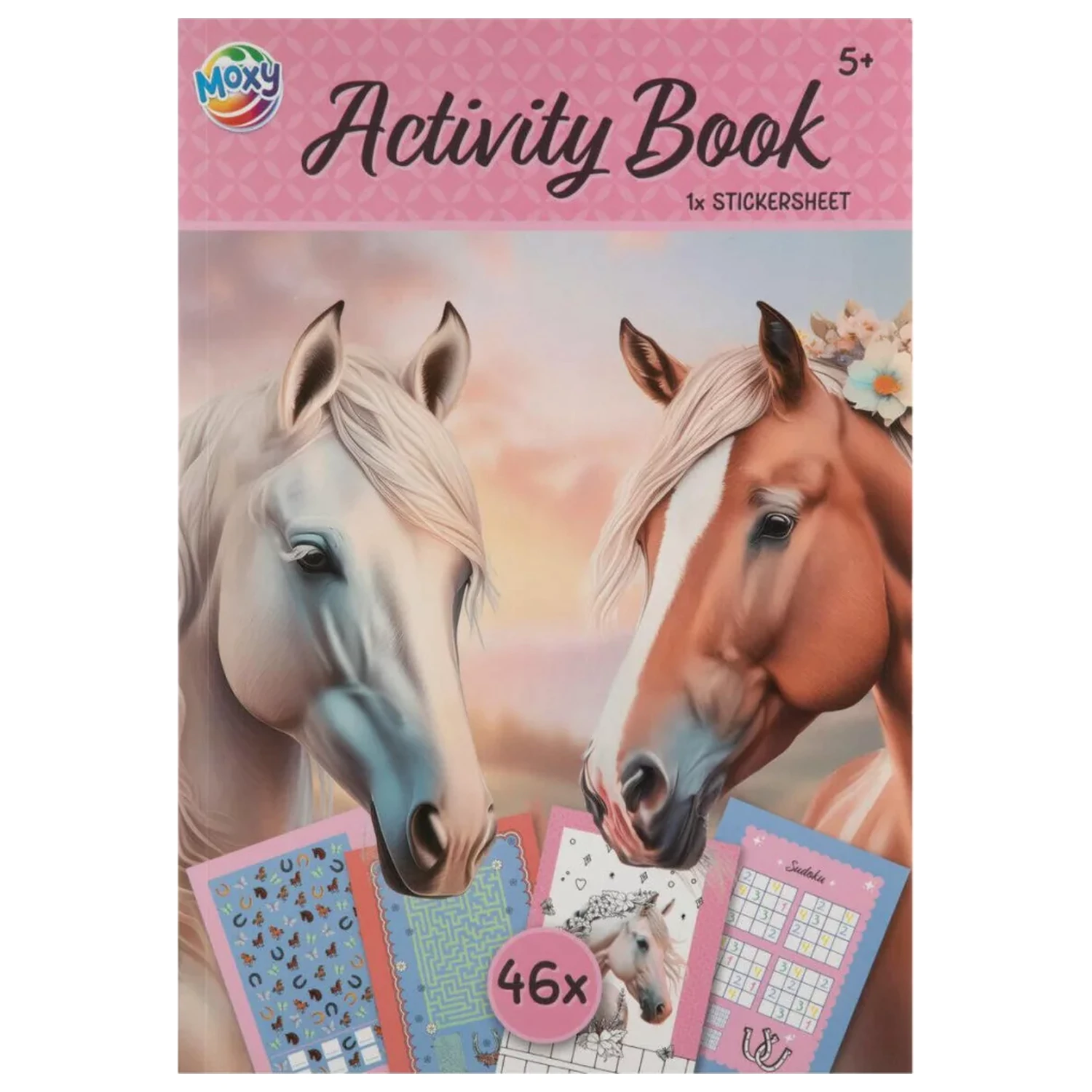 Horseman's Horseshoe Aktivität Set, 46-Seiten-Aktivitätsbuch Produktfoto
