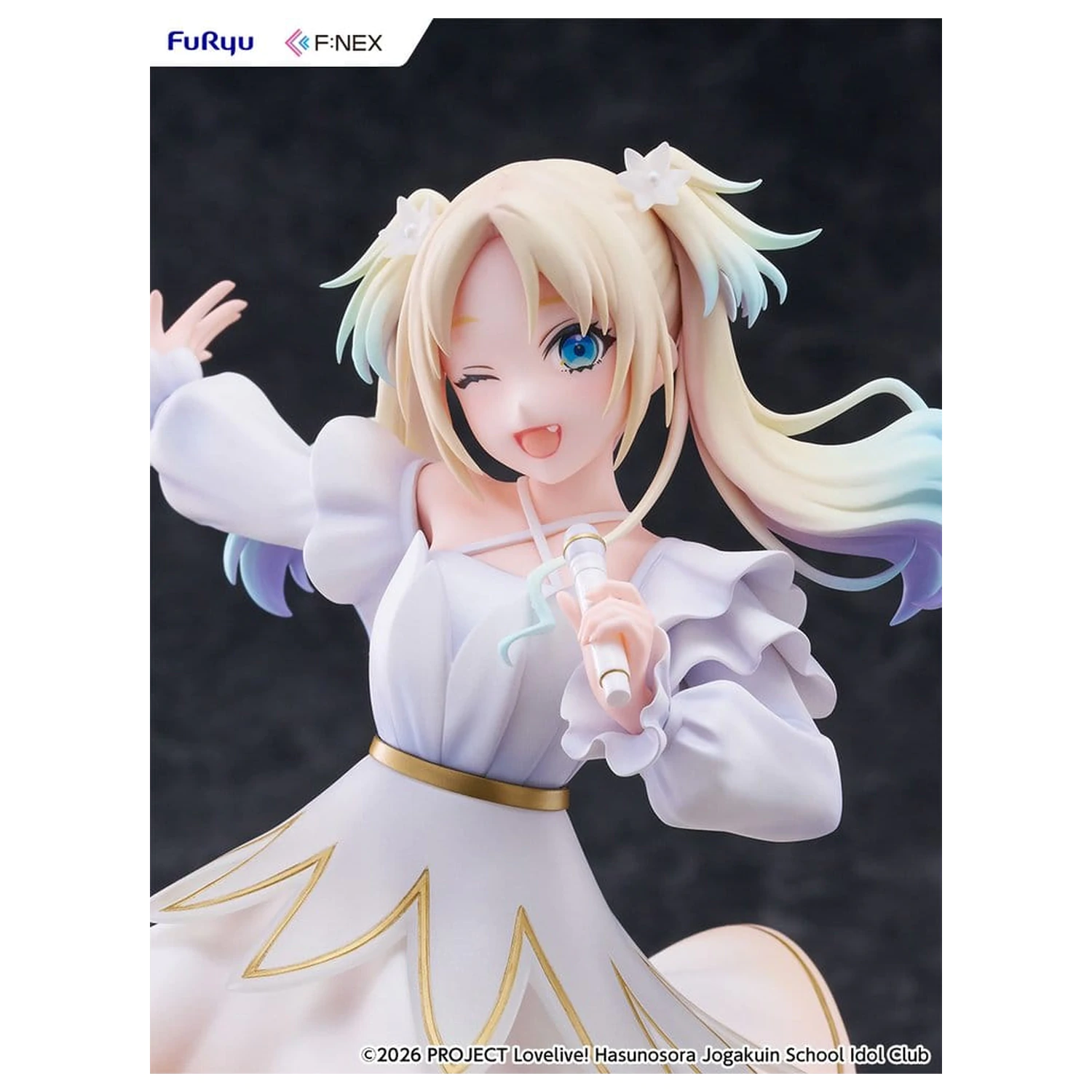 Love Live! Hasunosora Girls' High School Idol Club F:NEX PVC Figur 1/7 Rurino Osawa 22 cm Produktfoto