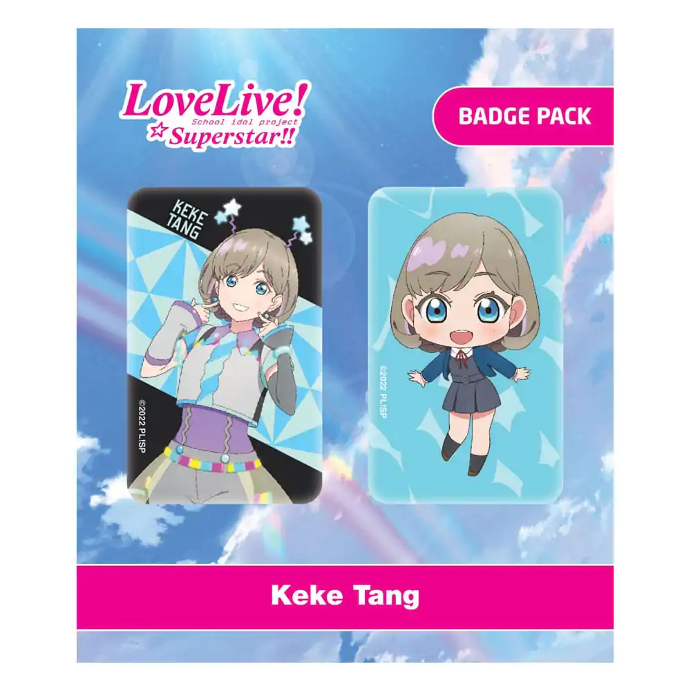 Love Live! Ansteck-Buttons Doppelpack Keke Tang termékfotó