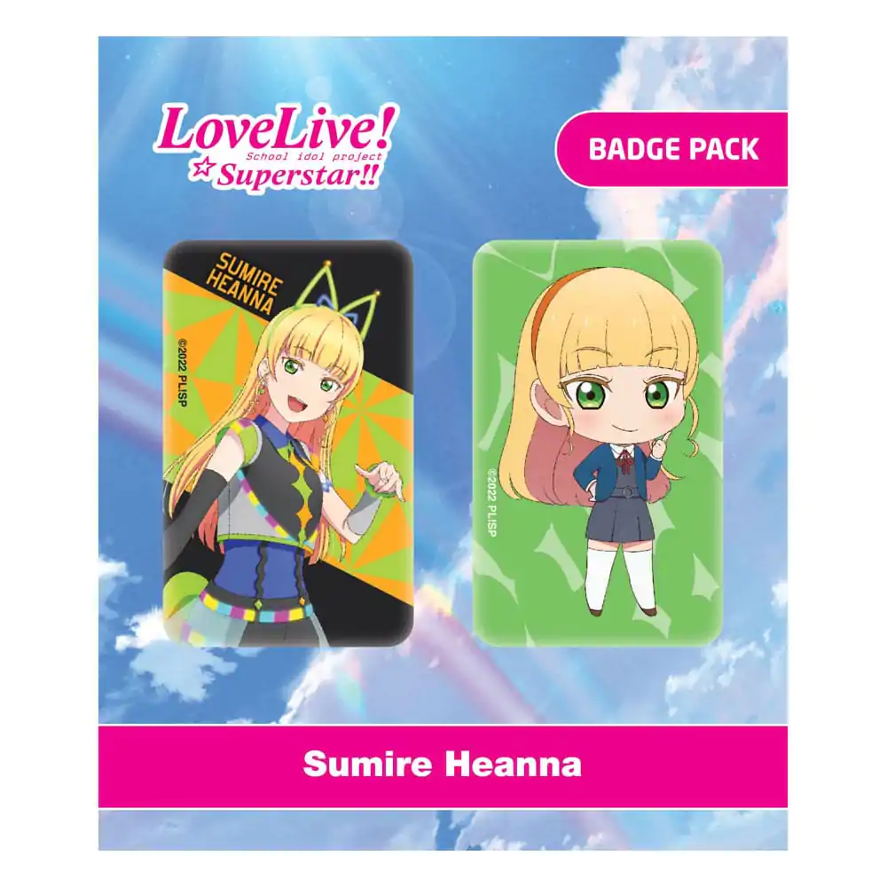 Love Live! Ansteck-Buttons Doppelpack Sumire Heanna termékfotó