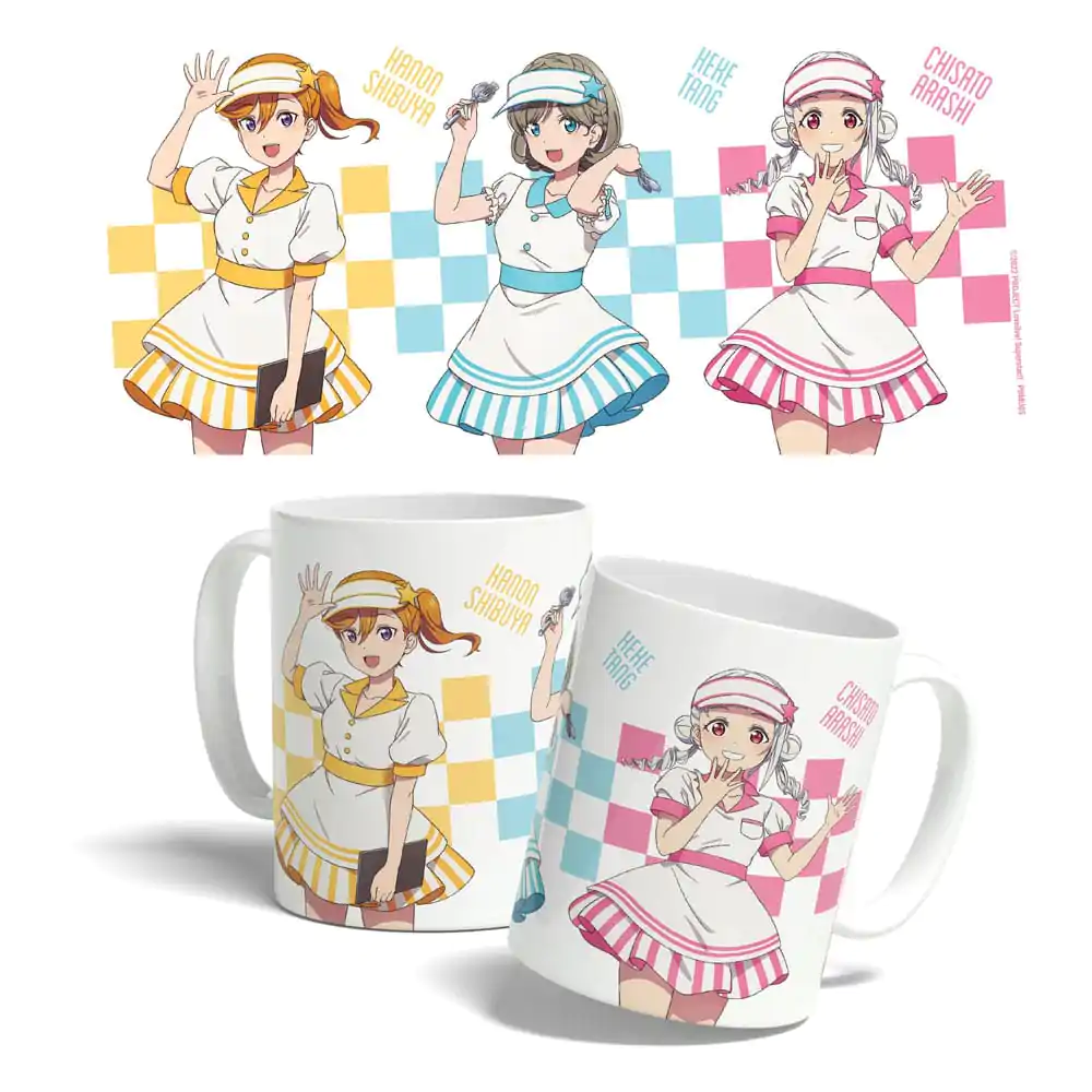 Love Live! Superstar!! Tasse American Diner Kanon, Keke, Chisato 325 ml termékfotó