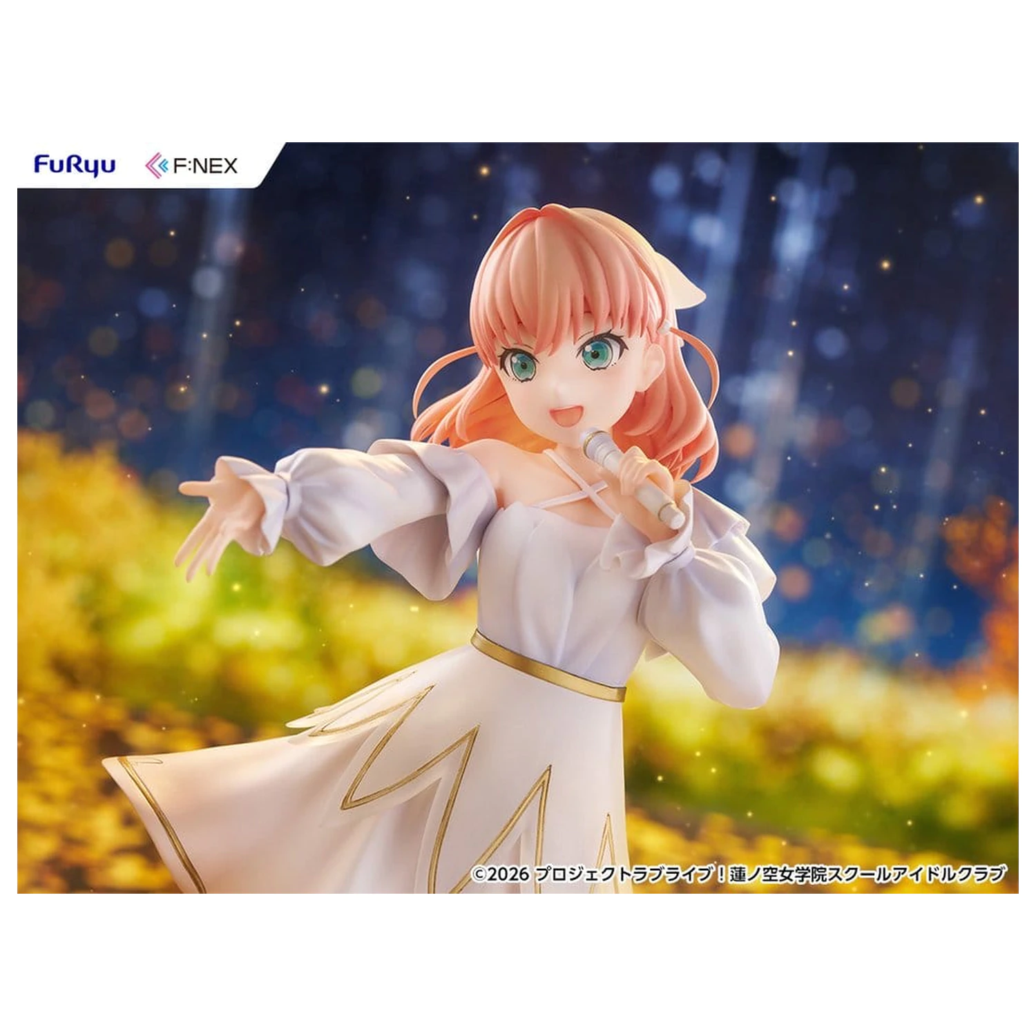 Lovelive! F:NEX PVC Figur 1/7 Kaho Hinoshita 22 cm Produktfoto