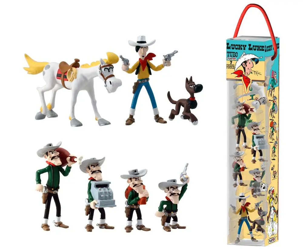 Lucky Luke Minifiguren 7er-Set Characters 4 - 10 cm termékfotó