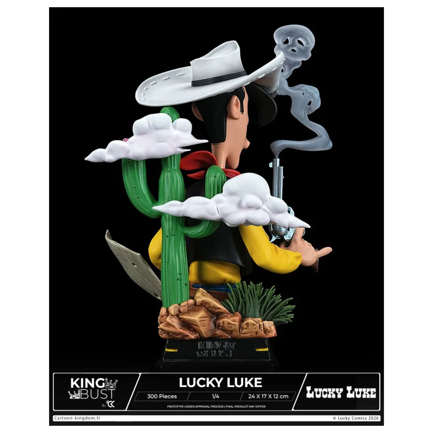 Lucky Luke King Büste 1/4 24 cm Produktfoto