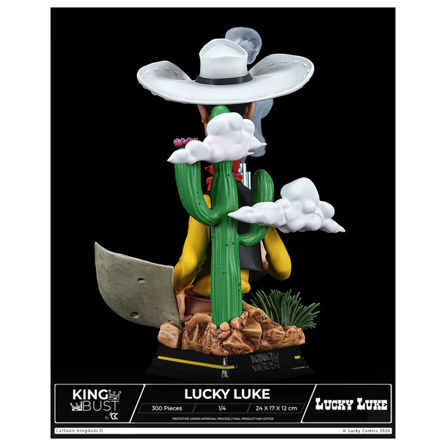 Lucky Luke King Büste 1/4 24 cm Produktfoto