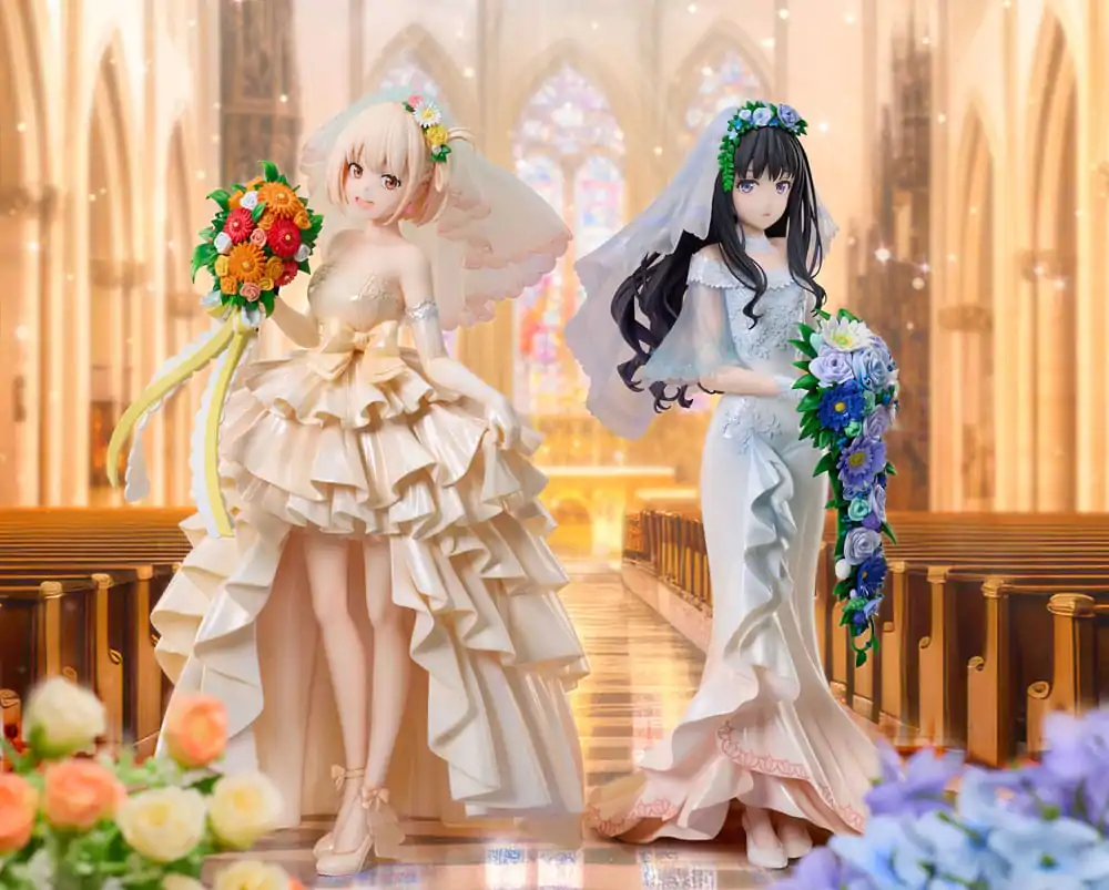 Lycoris Recoil PVC Statue 1/7 Chisato Nishikigi Wedding dress Ver. 26 cm termékfotó