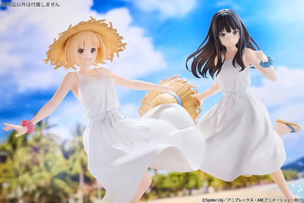 Lycoris Recoil PVC-Statue 1/7 Takina Inoue White Dress Ver. 23 cm Produktfoto