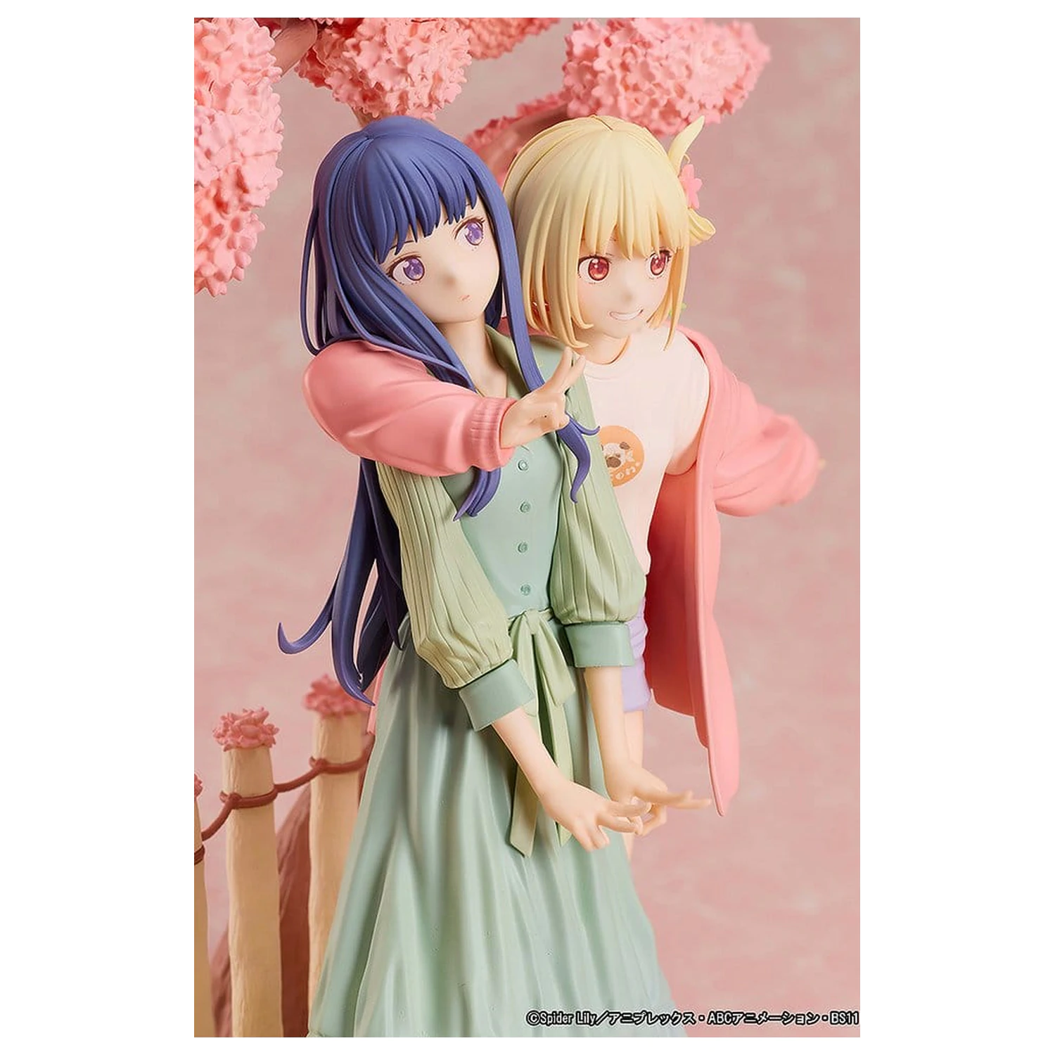 Lycoris Recoil PVC Figuren 2er-Pack Chisato Nishikigi & Takina Inoue Spring Ver. 25 cm Produktfoto