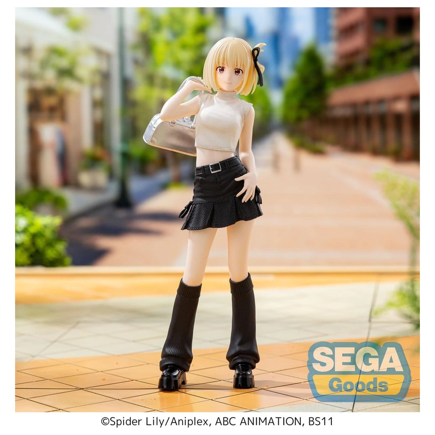 Lycoris Recoil High Premium Figur PVC Figur Chisato Nishikigi Street Snap 20 cm Produktfoto