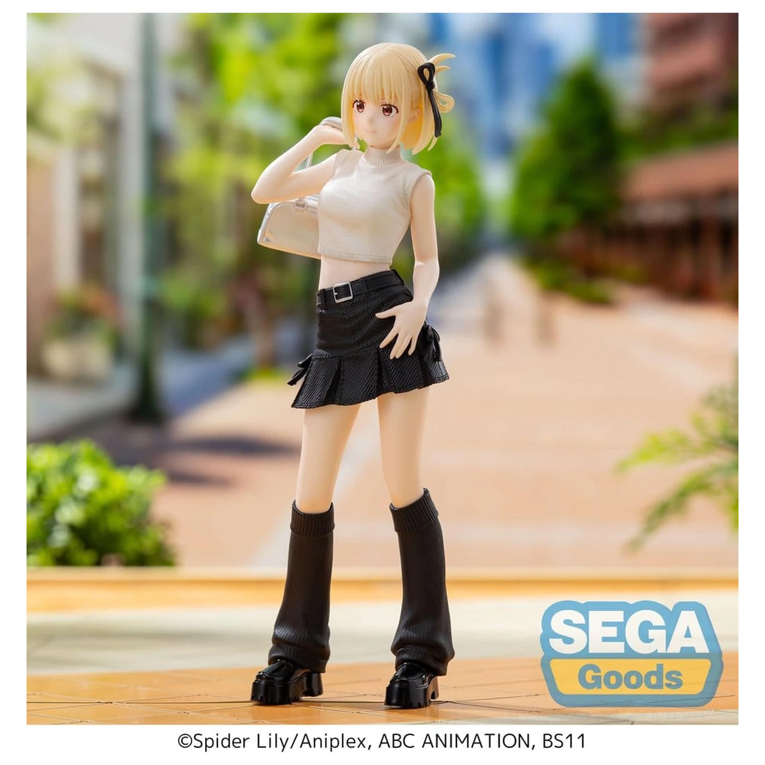 Lycoris Recoil High Premium Figur PVC Figur Chisato Nishikigi Street Snap 20 cm Produktfoto