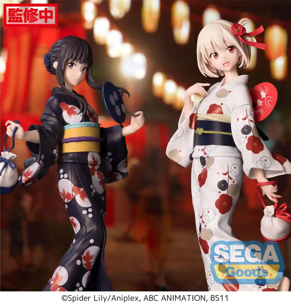 Lycoris Recoil Luminasta PVC Statue Chisato Nishikigi Going out in a yukata 19 cm termékfotó