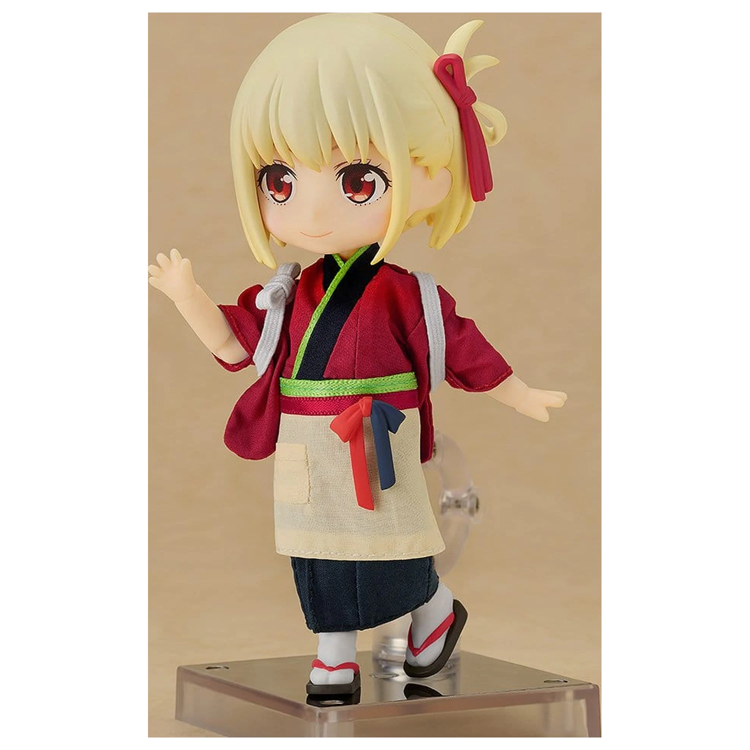 Lycoris Recoil Nendoroid Doll Actionfigur Chisato Nishikigi: Cafe LycoReco Uniform Ver. 14 cm Produktfoto