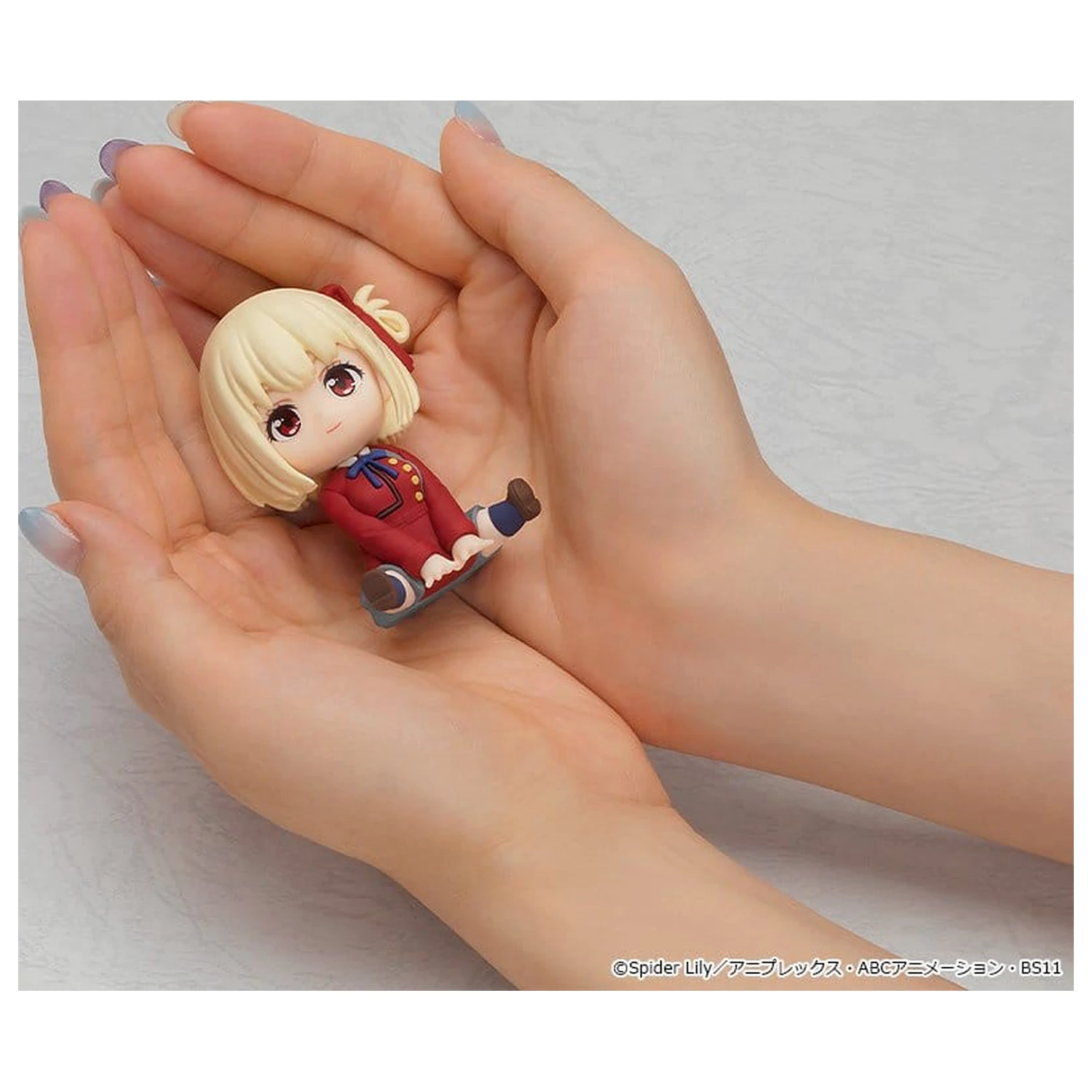 Lycoris Recoil Nendoroid Plus Gummi-Maskottchen Chisato Nishikigi 7 cm Produktfoto