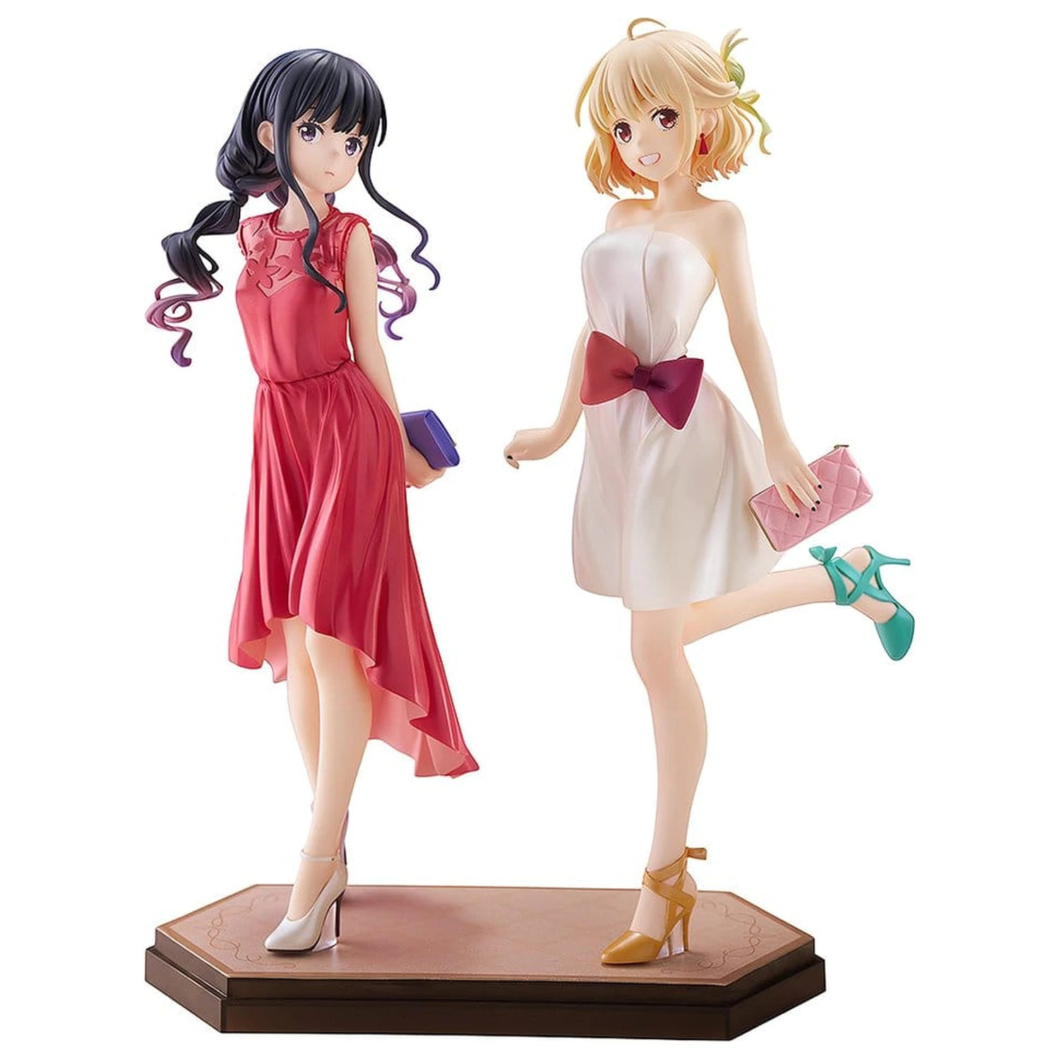 Lycoris Recoil Pop Up Parade PVC Figuren 2er-Pack Chisato Nishikigi & Takina Inoue: After Party! Ver. L Größe Produktfoto