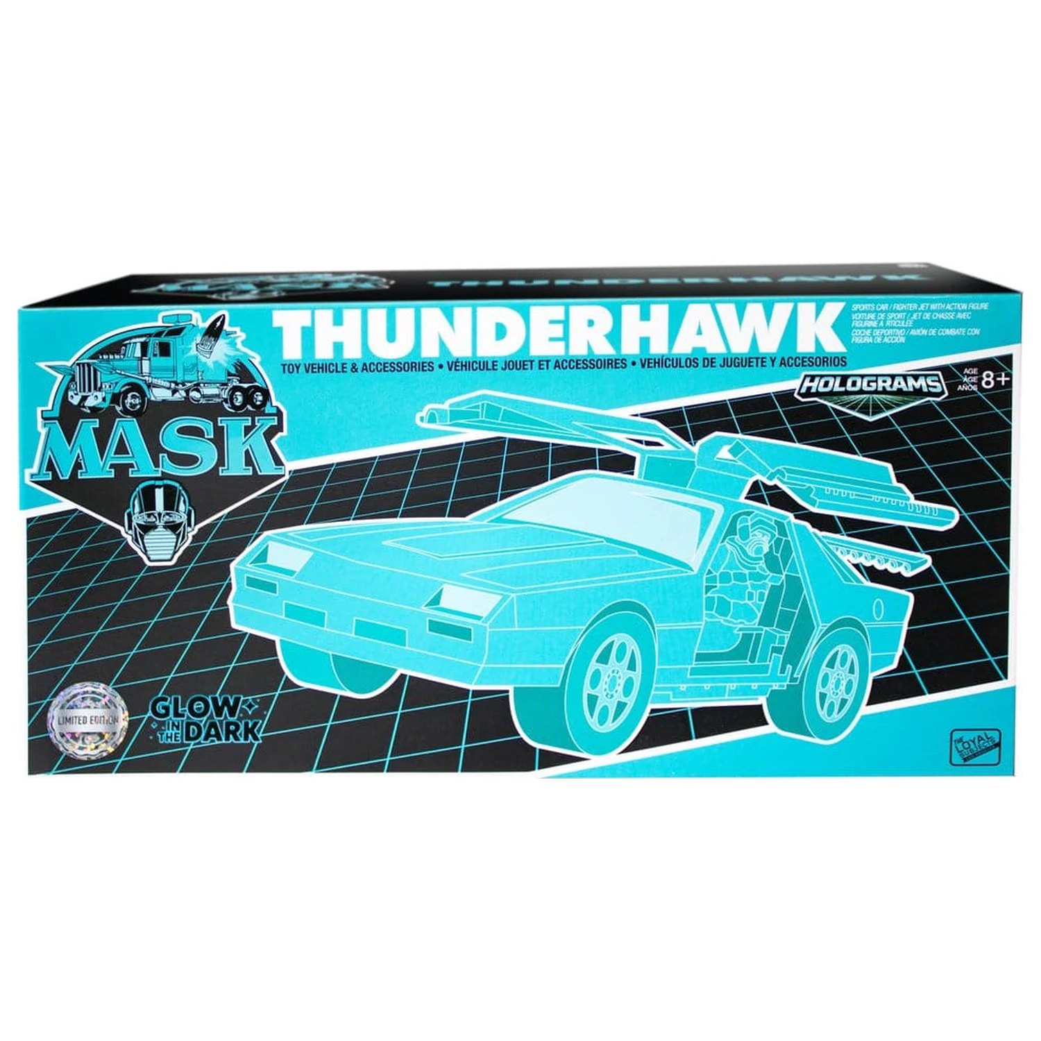 M.A.S.K. Fahrzeug Thunderhawk Hologramm Variante (Leuchtet im Dunkeln) Produktfoto