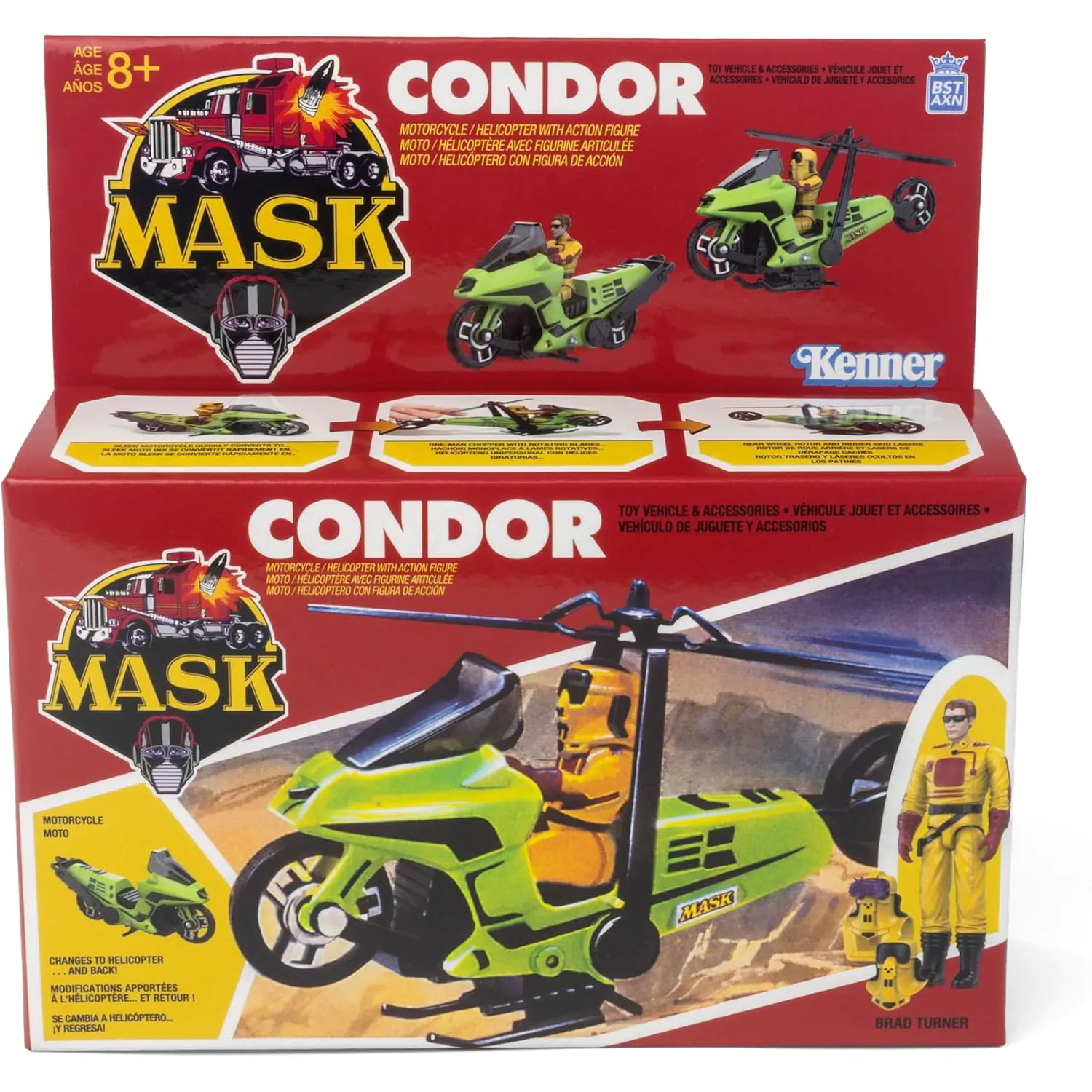 M.A.S.K. Action Figur mit Fahrzeug Vehicle Condor  Produktfoto