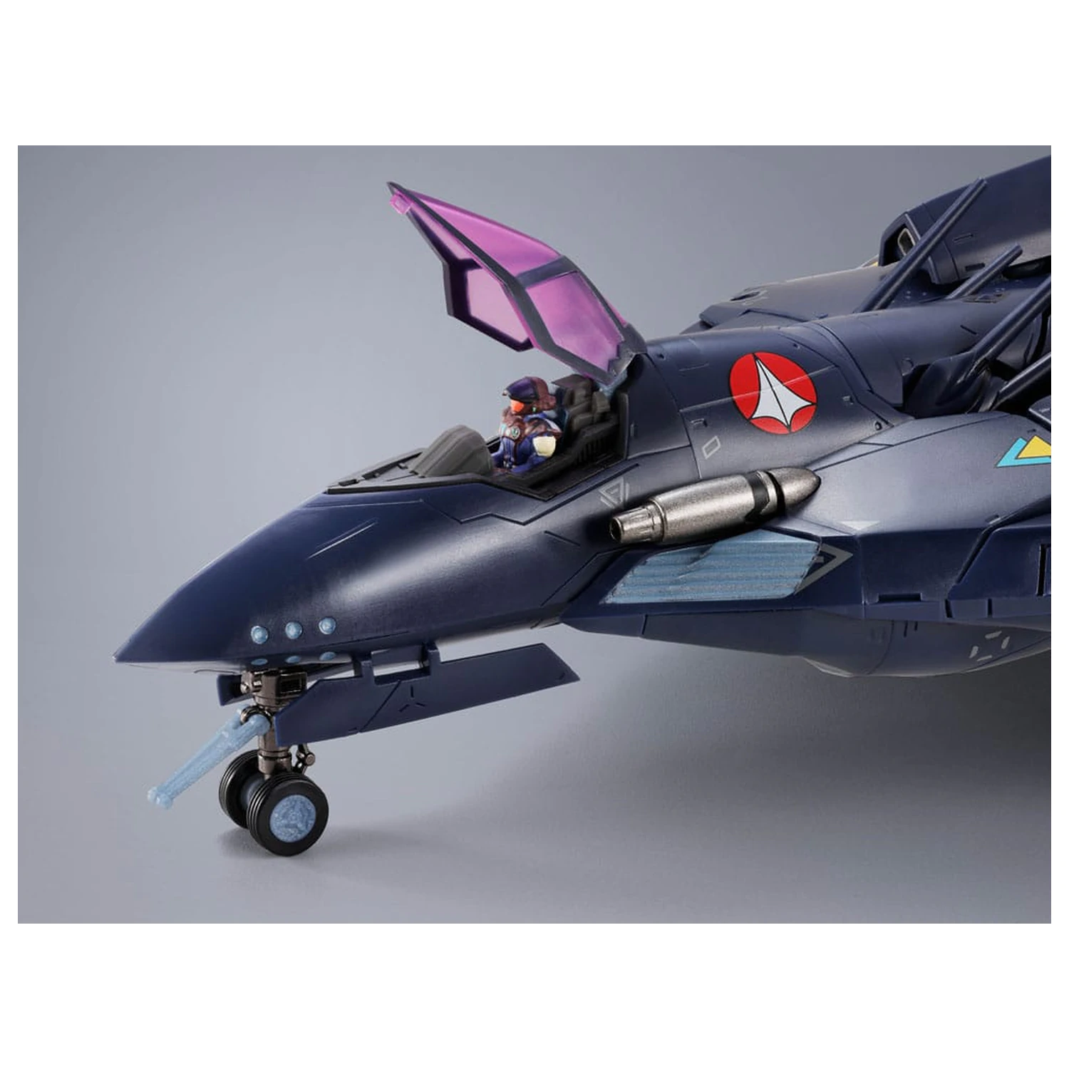 Macross 7 DX Chogokin Action Figur VF-17S Nightmare Stealthvalkyrie (Gamlin Kizaki use) 25 cm Produktfoto