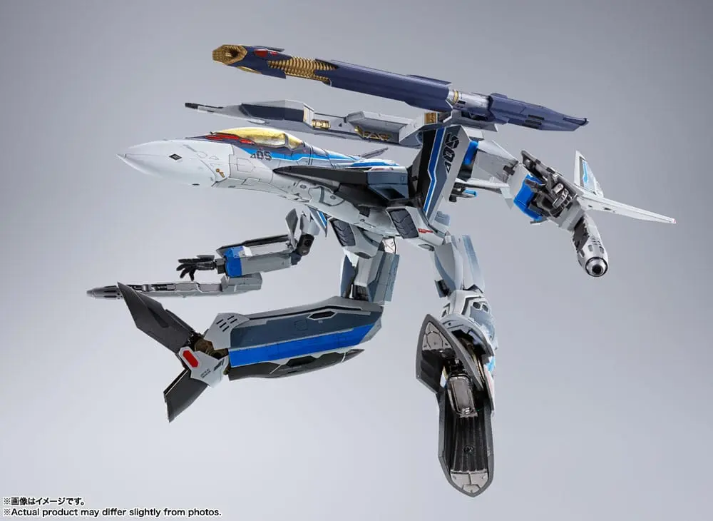 Macross Delta Movie: Absolute Live!!!!!! DX Chogokin Diecast Actionfigur VF-31AX Kairos-Plus (Hayate Immelmann Use) 26 cm Produktfoto