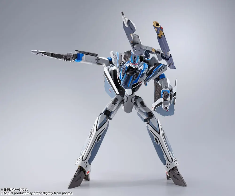 Macross Delta Movie: Absolute Live!!!!!! DX Chogokin Diecast Actionfigur VF-31AX Kairos-Plus (Hayate Immelmann Use) 26 cm Produktfoto