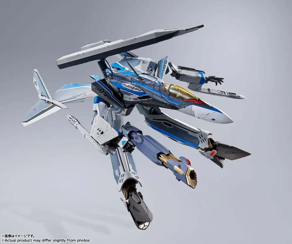 Macross Delta Movie: Absolute Live!!!!!! DX Chogokin Diecast Actionfigur VF-31AX Kairos-Plus (Hayate Immelmann Use) 26 cm Produktfoto