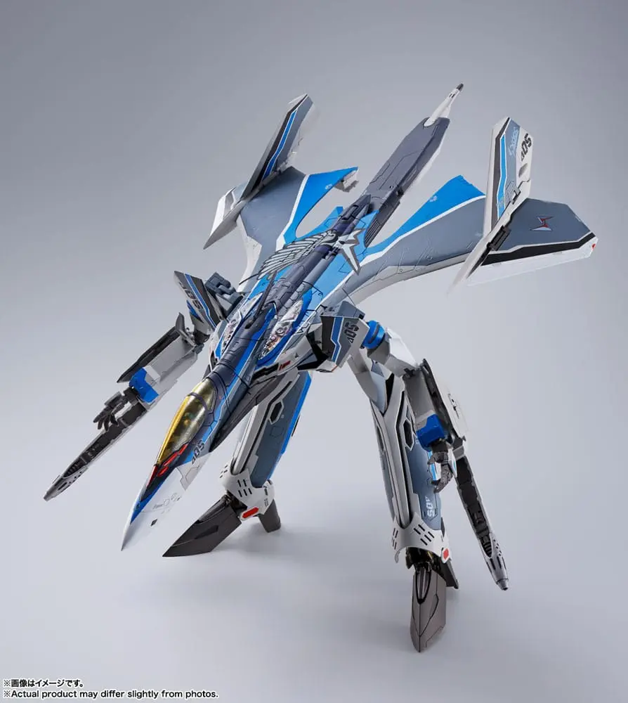 Macross Delta Movie: Absolute Live!!!!!! DX Chogokin Diecast Actionfigur VF-31AX Kairos-Plus (Hayate Immelmann Use) 26 cm Produktfoto