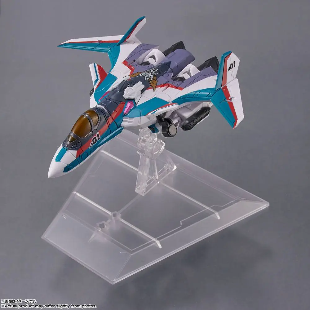 Macross Delta Tiny Session Fahrzeug mit Actionfigur VF-31C Siegfried (Arad Mölders Use) with Mikumo Guynemer 10 cm Produktfoto
