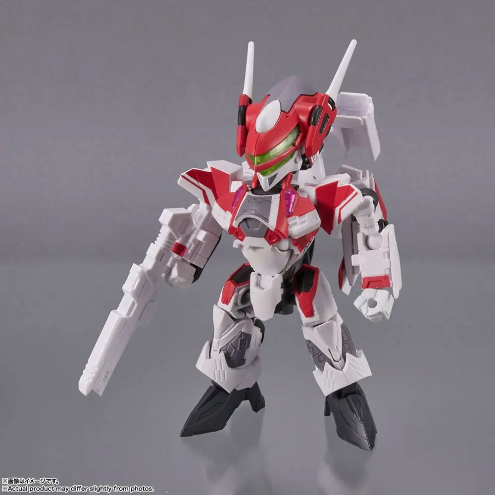 Macross Delta Tiny Session Fahrzeug mit Actionfigur VF-31C Siegfried (Mirage Farina Jenius Use) with Makina Nakajima 10 cm Produktfoto