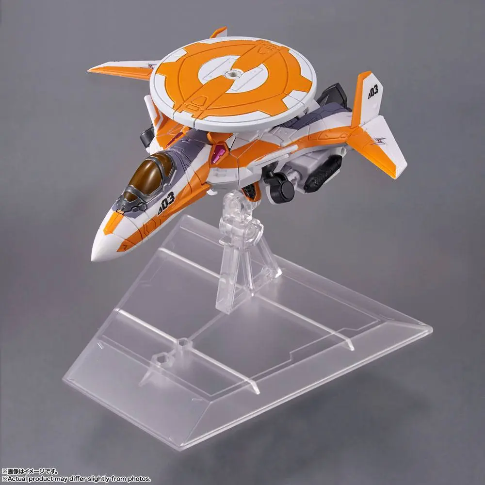 Macross Delta Tiny Session Fahrzeug mit Actionfigur VF-31E Siegfried (Chuck Mustang Use) with Reina Prowler 10 cm Produktfoto