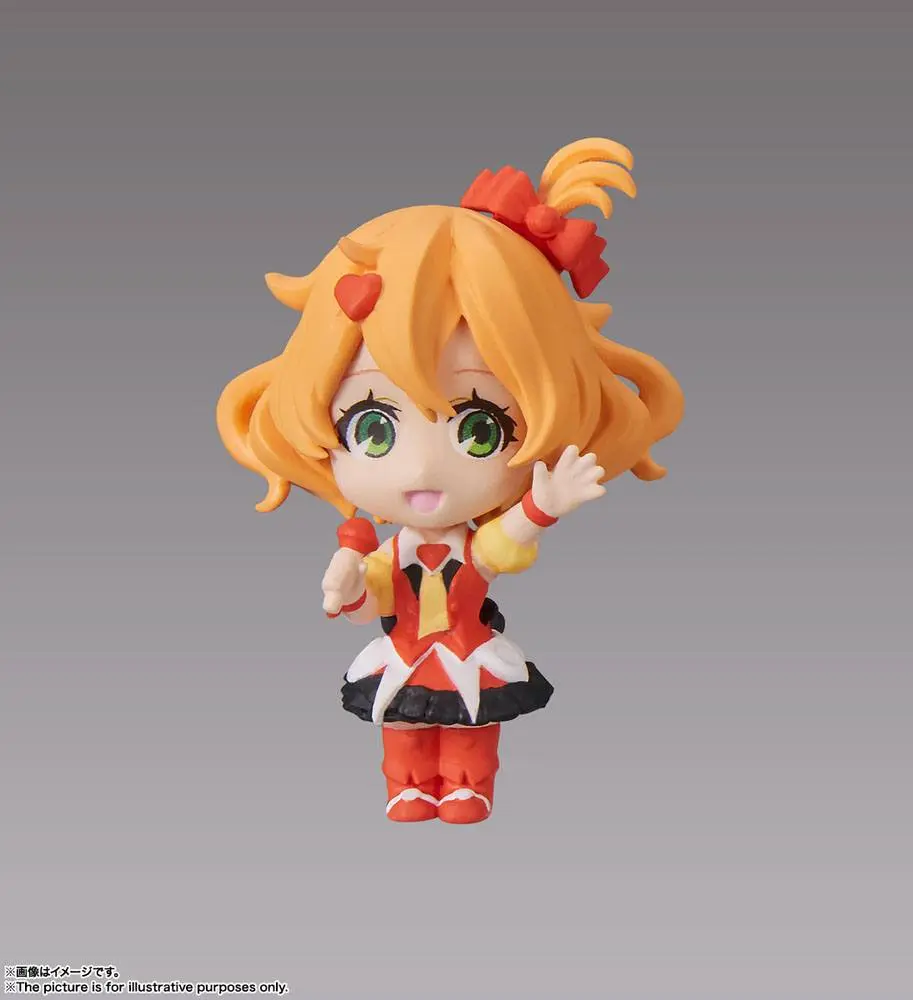Macross Delta Tiny Session Fahrzeug mit Actionfigur VF-31J Siegfried (Hayate Immelmann Use) with Freyja Wion 10 cm Produktfoto