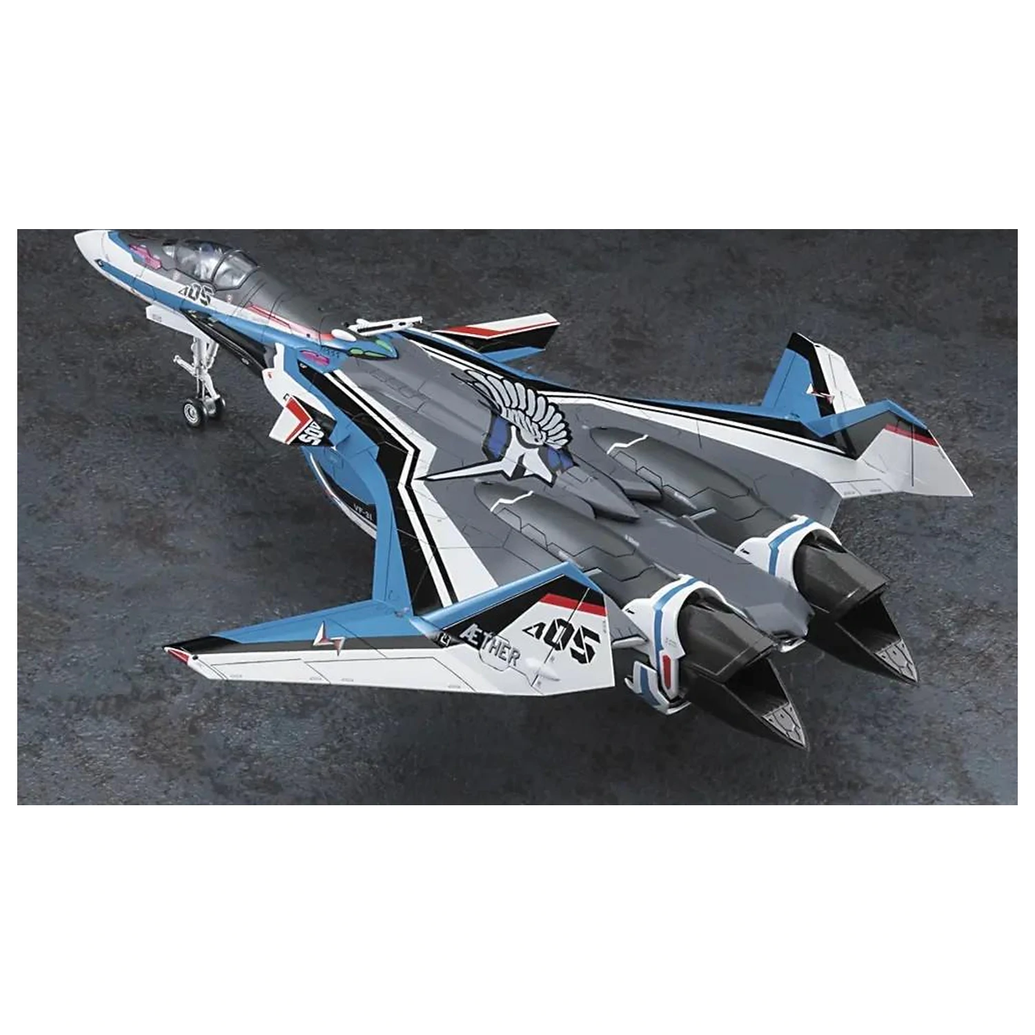 Macross Delta VF-31J Custom Siegfried Hayate Modellbausatz 1/72 Produktfoto