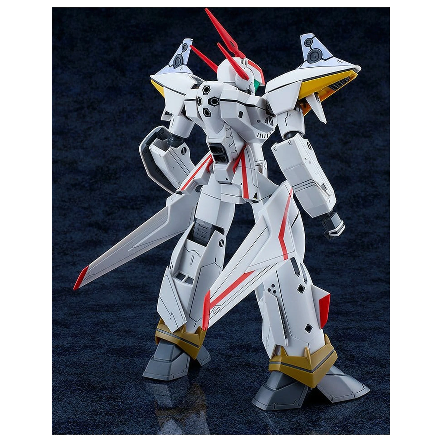 Macross Dynamite 7 Plastikmodellbausatz 1/72 PLAMAX VF-19P Excalibur (Planet Zola Patrol Corps) 23 cm Produktfoto