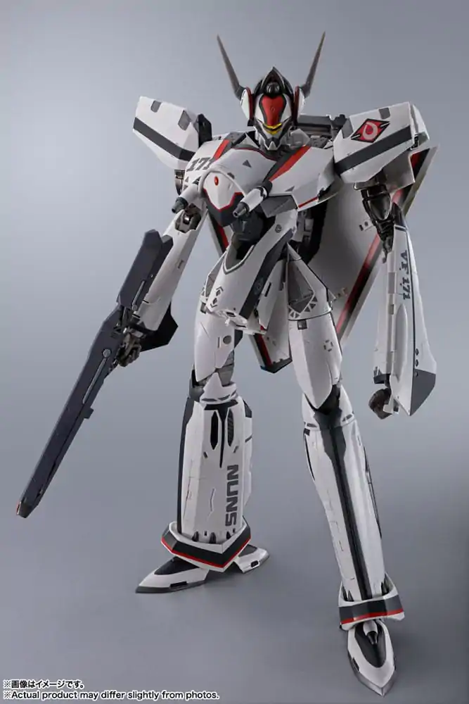 Macross Frontier DX Chogokin Actionfigur VF-171EX Armored Nightmare Plus (Alto Saotome Usw) Revival Ver. 30 cm Produktfoto