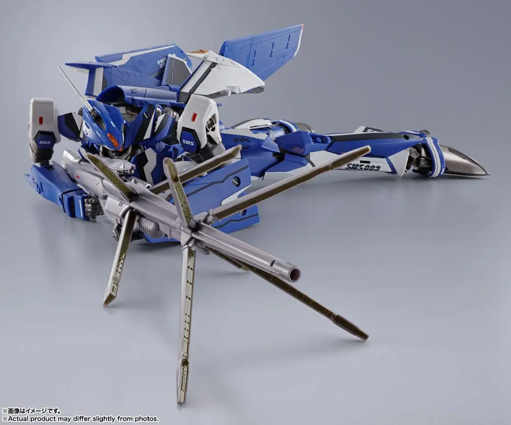 Macross Frontier DX Chogokin Actionfigur VF-25G Super Messiah Valkyrie (Michael Blanc Use) Revival Ver. 30 cm Produktfoto