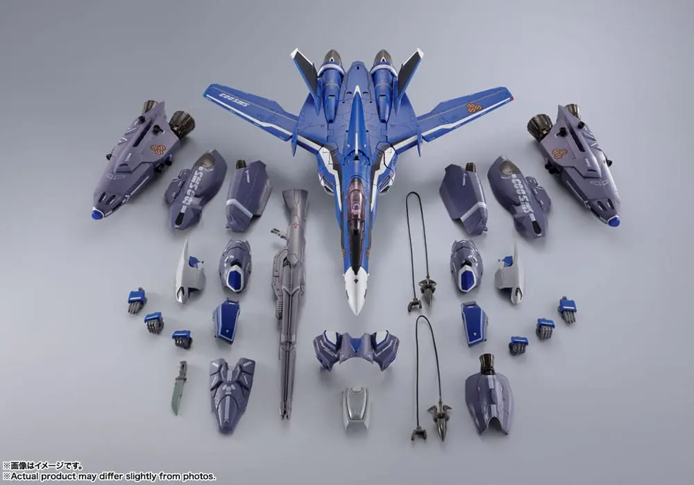 Macross Frontier DX Chogokin Actionfigur VF-25G Super Messiah Valkyrie (Michael Blanc Use) Revival Ver. 30 cm Produktfoto